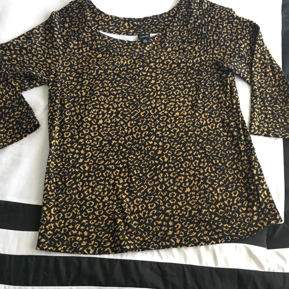 Womens 3/4 Printed Top
